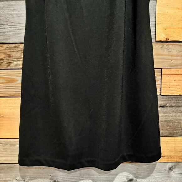 NWT Alexia Admor Blair Sleeveless Ruffle Trim Sheath Dress Black/White Size XL - Picture 9 of 16